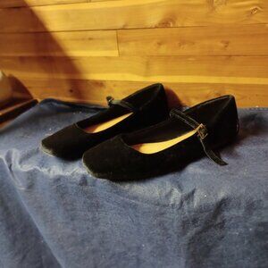 Asos solid black flat womens shoe